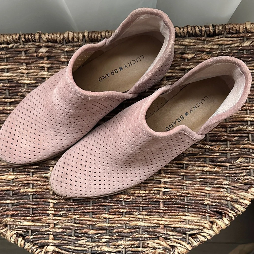 Lucky Brand Blush Perforated Ankle Booties - Picture 2 of 5